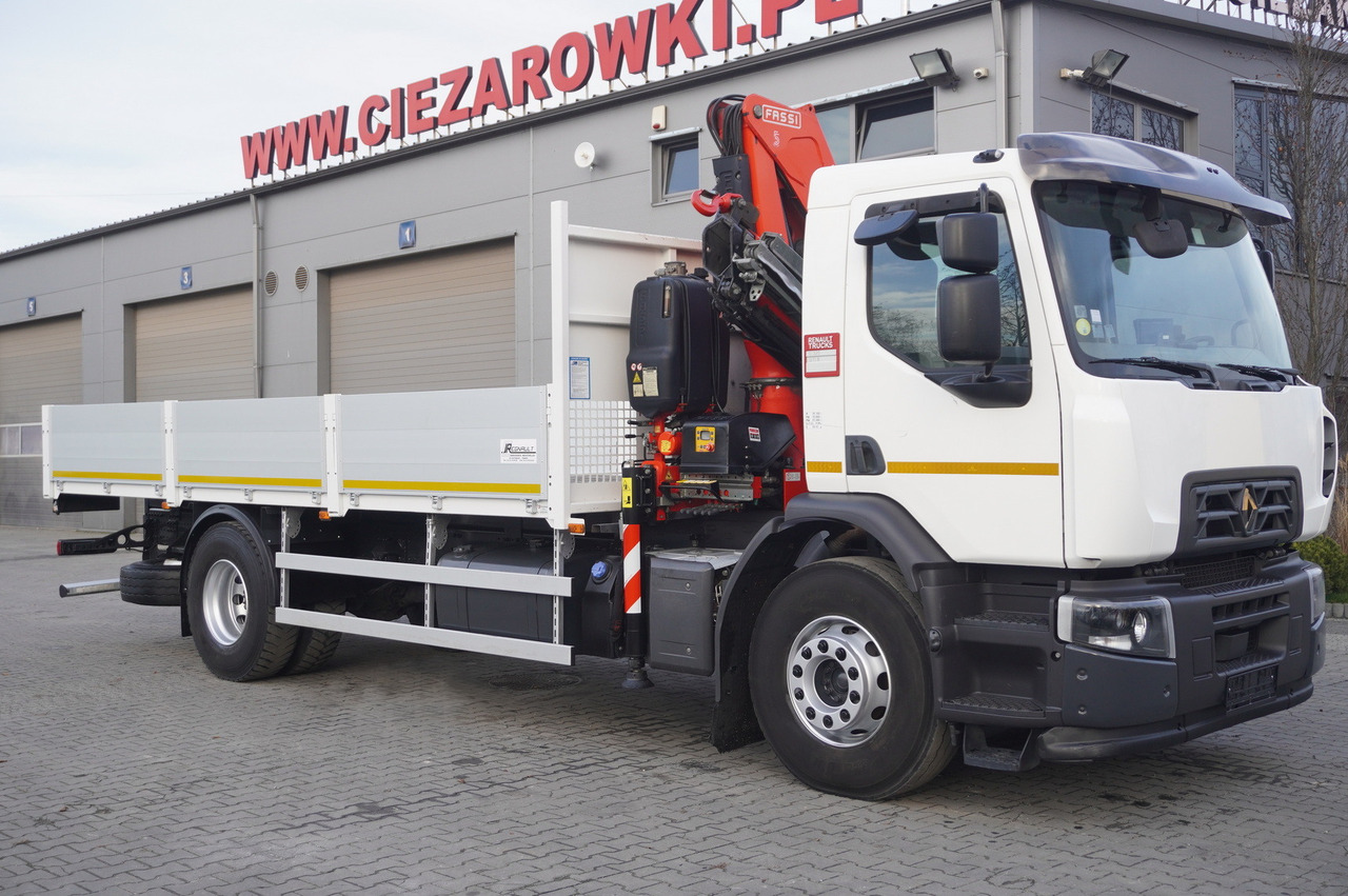 Renault C320 P4x2 E6 / Fassi 5.6 t / Range 8 m / Platform 15 EPAL - Φορτηγό με ανοιχτή καρότσα, Φορτηγό με γερανό: φωτογραφία 2 Renault C320 P4x2 E6 / Fassi 5.6 t / Range 8 m / Platform 15 EPAL - Φορτηγό με ανοιχτή καρότσα, Φορτηγό με γερανό: φωτογραφία 2