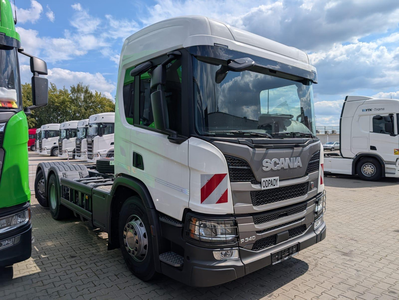 SCANIA P 340 B6x2*4NA / chassis frame / steering axle / CNG / large cab / 8 units - Απορριμματοφόρο: φωτογραφία 2 SCANIA P 340 B6x2*4NA / chassis frame / steering axle / CNG / large cab / 8 units - Απορριμματοφόρο: φωτογραφία 2
