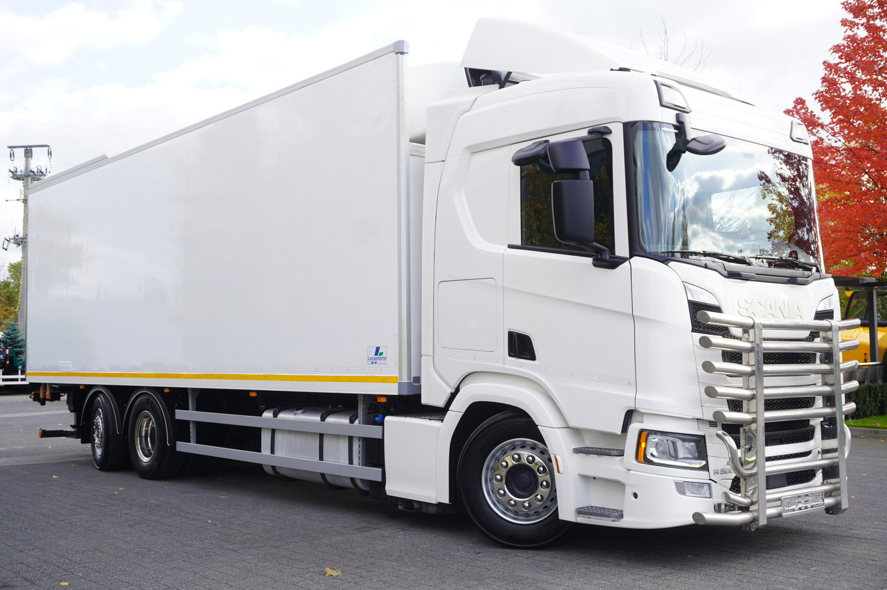 Φορτηγό ψυγείο SCANIA R500 E6 6x2 / Lecapitaine 21 EPAL refrigerator / Carrier Supra 1150 / 2021 / steered axle: φωτογραφία 6