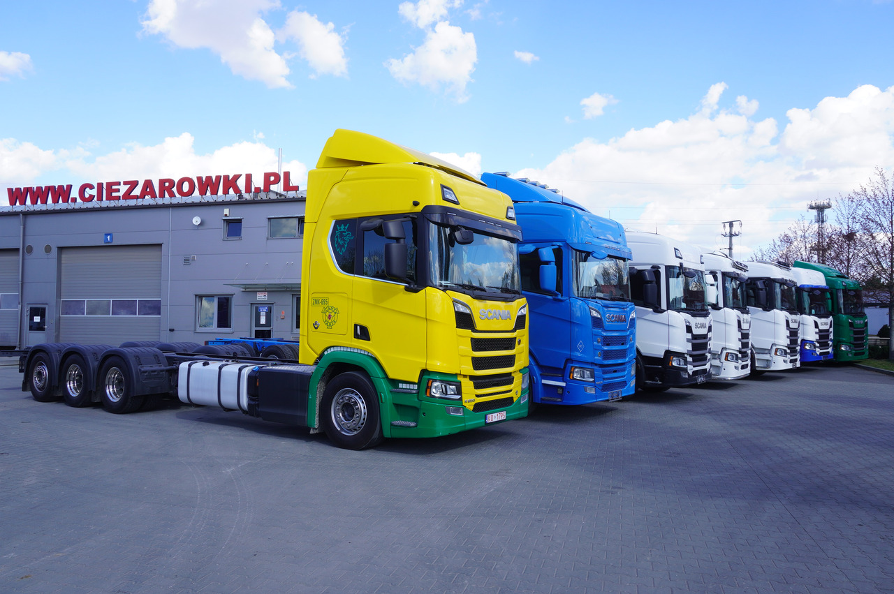 SCANIA R650 V8 / 650 HP/ frame 8.8 m / steered 4th axis / 20 units - Φορτηγό σασί: φωτογραφία 1 SCANIA R650 V8 / 650 HP/ frame 8.8 m / steered 4th axis / 20 units - Φορτηγό σασί: φωτογραφία 1