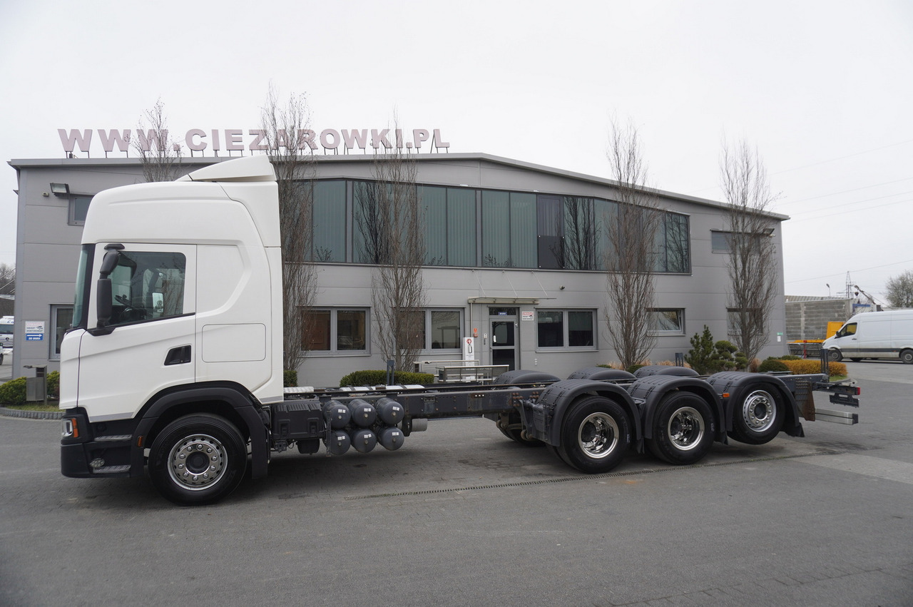 Scania G540 8x4 / Chassis 8.7 m / Steered axle / 2021 - Φορτηγό με γερανό: φωτογραφία 3 Scania G540 8x4 / Chassis 8.7 m / Steered axle / 2021 - Φορτηγό με γερανό: φωτογραφία 3
