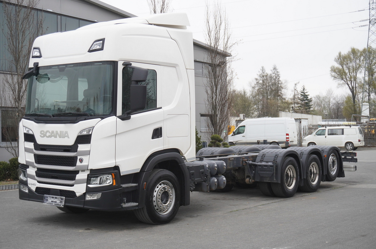 Scania G540 8x4 / Chassis 8.7 m / Steered axle / 2021 - Φορτηγό με γερανό: φωτογραφία 2 Scania G540 8x4 / Chassis 8.7 m / Steered axle / 2021 - Φορτηγό με γερανό: φωτογραφία 2