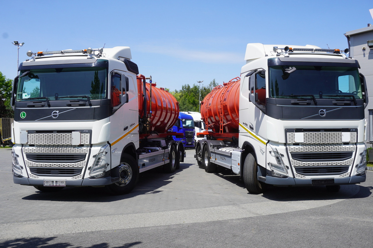 VOLVO Volvo FH 500 / Septic barrel 13000 l / Hook lift 21 t / 2022 / 3rd axle steered / 2 units - Κοπροδιανομέας υγρής κοπριάς: φωτογραφία 3 VOLVO Volvo FH 500 / Septic barrel 13000 l / Hook lift 21 t / 2022 / 3rd axle steered / 2 units - Κοπροδιανομέας υγρής κοπριάς: φωτογραφία 3