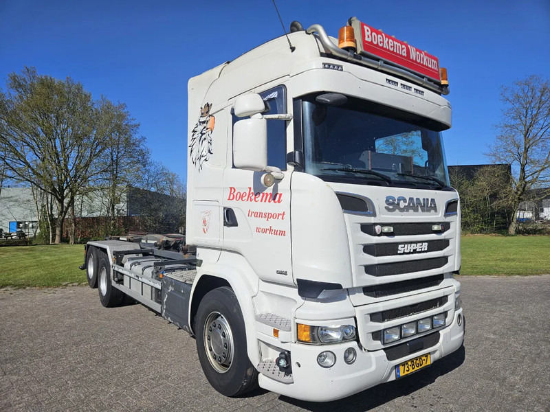 Scania R520 6X2 Retarder King o/t Road V8 - Φορτηγό μεταφοράς εμπορευματοκιβωτίων/ Κινητό αμάξωμα: φωτογραφία 2 Scania R520 6X2 Retarder King o/t Road V8 - Φορτηγό μεταφοράς εμπορευματοκιβωτίων/ Κινητό αμάξωμα: φωτογραφία 2