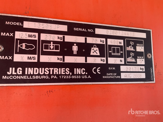 2007 JLG 1350SJP 4WD Telescopic Boom Lift - Τηλεσκοπικό ανυψωτικό: φωτογραφία 4 2007 JLG 1350SJP 4WD Telescopic Boom Lift - Τηλεσκοπικό ανυψωτικό: φωτογραφία 4