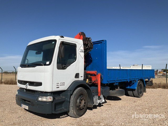 1999 Renault 250.18 1999 Palfinger PK12080 6360 kg ... Flatbed Truck with Crane - Φορτηγό με ανοιχτή καρότσα, Φορτηγό με γερανό: φωτογραφία 4 1999 Renault 250.18 1999 Palfinger PK12080 6360 kg ... Flatbed Truck with Crane - Φορτηγό με ανοιχτή καρότσα, Φορτηγό με γερανό: φωτογραφία 4