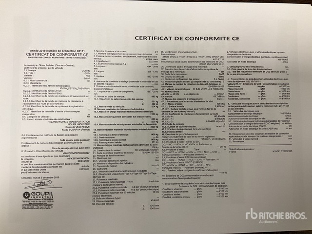 2019 Goupil G4M Electric Utility Vehicle - Κοινοτικο όχημα/ Ειδικό όχημα: φωτογραφία 2 2019 Goupil G4M Electric Utility Vehicle - Κοινοτικο όχημα/ Ειδικό όχημα: φωτογραφία 2