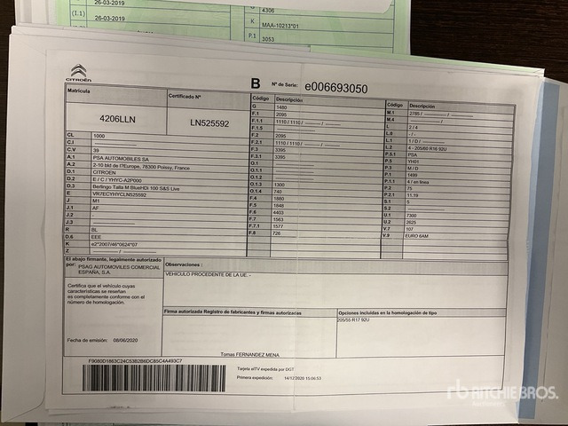 2020 Citroen Berlingo Passenger Van - Μικρό λεωφορείο, Επιβατικό βαν: φωτογραφία 2 2020 Citroen Berlingo Passenger Van - Μικρό λεωφορείο, Επιβατικό βαν: φωτογραφία 2