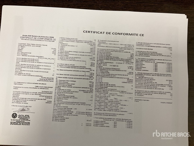 2020 Goupil G5E 4x2 Electric Utility Vehicle - Κοινοτικο όχημα/ Ειδικό όχημα: φωτογραφία 2 2020 Goupil G5E 4x2 Electric Utility Vehicle - Κοινοτικο όχημα/ Ειδικό όχημα: φωτογραφία 2