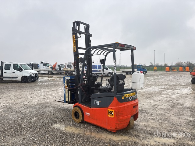 2012 Toyota 7FBEST15 1500 kg (Inoperable) Electric Forklift - Περονοφόρο όχημα: φωτογραφία 3 2012 Toyota 7FBEST15 1500 kg (Inoperable) Electric Forklift - Περονοφόρο όχημα: φωτογραφία 3