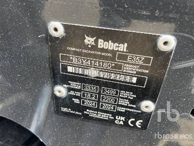 BOBCAT E35Z - Μίνι εκσκαφέας: φωτογραφία 5 BOBCAT E35Z - Μίνι εκσκαφέας: φωτογραφία 5