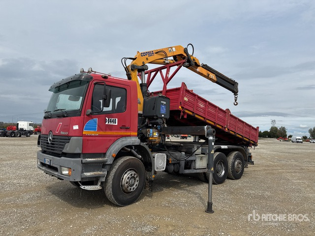Mercedes-Benz Atego 1828 Autocarro ribaltabile con gru - Φορτηγό ανατρεπόμενο, Φορτηγό με γερανό: φωτογραφία 1 Mercedes-Benz Atego 1828 Autocarro ribaltabile con gru - Φορτηγό ανατρεπόμενο, Φορτηγό με γερανό: φωτογραφία 1