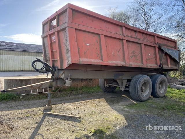 2001 Godimat GM150 T/A End Dump Benne A Cereales 2 ... Grain Trailer - Ανατρεπόμενη ρυμούλκα για τρακτέρ: φωτογραφία 1 2001 Godimat GM150 T/A End Dump Benne A Cereales 2 ... Grain Trailer - Ανατρεπόμενη ρυμούλκα για τρακτέρ: φωτογραφία 1