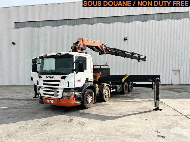 2005 Scania P380 2005 Palfinger PK 56002 18290 k ... Flatbed Truck with Crane - Φορτηγό με ανοιχτή καρότσα, Φορτηγό με γερανό: φωτογραφία 1 2005 Scania P380 2005 Palfinger PK 56002 18290 k ... Flatbed Truck with Crane - Φορτηγό με ανοιχτή καρότσα, Φορτηγό με γερανό: φωτογραφία 1