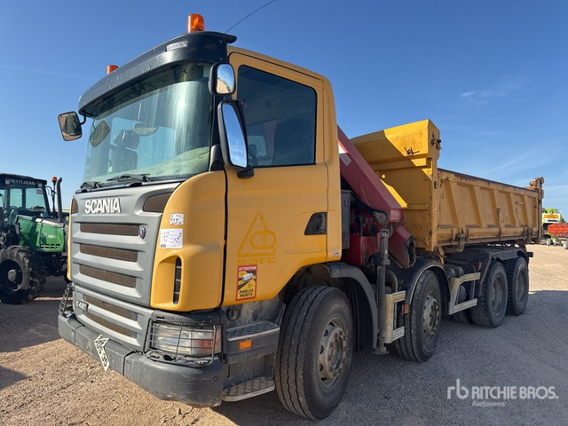 2009 Scania G420 2008 HMF 1720K2 3610 kg Articul ... Dump Truck with Crane - Φορτηγό ανατρεπόμενο, Φορτηγό με γερανό: φωτογραφία 1 2009 Scania G420 2008 HMF 1720K2 3610 kg Articul ... Dump Truck with Crane - Φορτηγό ανατρεπόμενο, Φορτηγό με γερανό: φωτογραφία 1