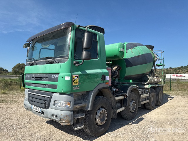 2011 DAF CF85.410 8x4 Camion Malaxeur 8x4 Mixer Truck - Μπετονιέρα φορτηγό: φωτογραφία 1 2011 DAF CF85.410 8x4 Camion Malaxeur 8x4 Mixer Truck - Μπετονιέρα φορτηγό: φωτογραφία 1