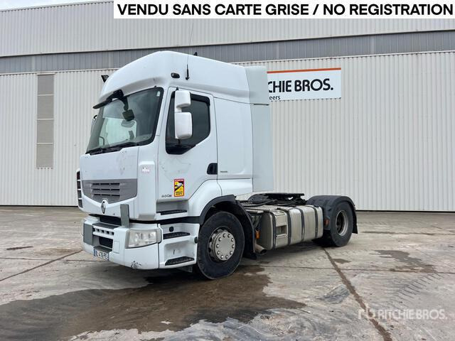 2011 Renault Premium 460DXi 4x2 Tracteur Routier Cabine Cou ... S/A Sleeper Truck Tractor - Τράκτορας: φωτογραφία 1 2011 Renault Premium 460DXi 4x2 Tracteur Routier Cabine Cou ... S/A Sleeper Truck Tractor - Τράκτορας: φωτογραφία 1