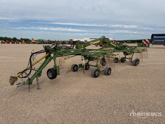 2012 Krone Swadro 710/26T 7.10 m 2 Rotor Andaineur Hay Rake - Χορτοσυλλέκτης: φωτογραφία 2 2012 Krone Swadro 710/26T 7.10 m 2 Rotor Andaineur Hay Rake - Χορτοσυλλέκτης: φωτογραφία 2