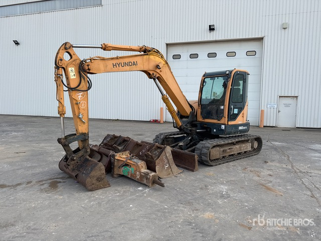 2014 Hyundai R80CR-9 Mini-Pelle Mini Excavator: <6.6t - Μίνι εκσκαφέας: φωτογραφία 1 2014 Hyundai R80CR-9 Mini-Pelle Mini Excavator: <6.6t - Μίνι εκσκαφέας: φωτογραφία 1