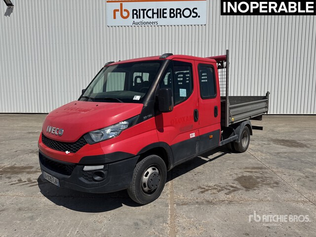2016 Iveco 35-130 Camion Benne (Inoperable) Dump Truck: Light Duty - Όχημα με ανατρεπομενη καροτσα, Διπλοκάμπινο ελαφρύ επαγγελματικό: φωτογραφία 1 2016 Iveco 35-130 Camion Benne (Inoperable) Dump Truck: Light Duty - Όχημα με ανατρεπομενη καροτσα, Διπλοκάμπινο ελαφρύ επαγγελματικό: φωτογραφία 1