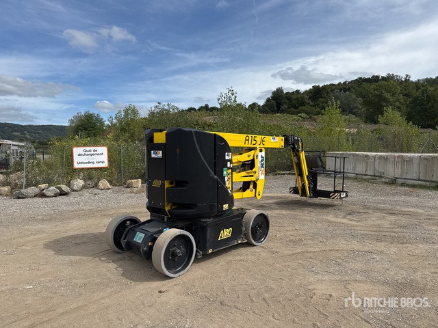 2017 Airo A15JE 2WD Electric Nacelle Articulee ... Articulating Boom Lift - Καλαθοφόρο ανυψωτικό: φωτογραφία 1 2017 Airo A15JE 2WD Electric Nacelle Articulee ... Articulating Boom Lift - Καλαθοφόρο ανυψωτικό: φωτογραφία 1