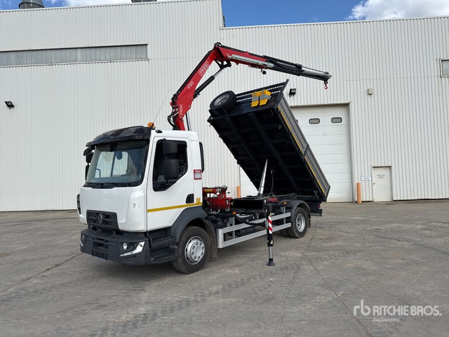 2024 Renault D210 2022 Fassi F90B 1.22E Dynamic 3 ... Dump Truck with Crane - Φορτηγό ανατρεπόμενο, Φορτηγό με γερανό: φωτογραφία 3 2024 Renault D210 2022 Fassi F90B 1.22E Dynamic 3 ... Dump Truck with Crane - Φορτηγό ανατρεπόμενο, Φορτηγό με γερανό: φωτογραφία 3