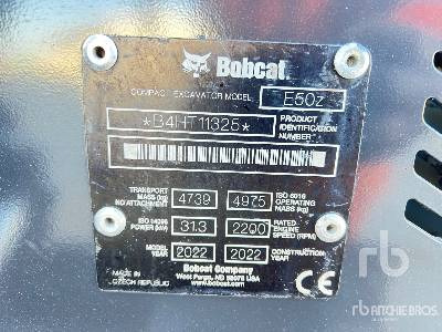 BOBCAT E50Z Mini Pelle - Μίνι εκσκαφέας: φωτογραφία 5 BOBCAT E50Z Mini Pelle - Μίνι εκσκαφέας: φωτογραφία 5