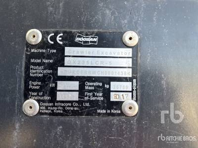 DOOSAN DX235 LCR Pelle Sur Chenilles - Ερπυστριοφόρος εκσκαφέας: φωτογραφία 5 DOOSAN DX235 LCR Pelle Sur Chenilles - Ερπυστριοφόρος εκσκαφέας: φωτογραφία 5