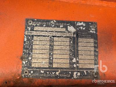 ROBUSTE KAISER Tri/A Remorque Porte-Engins 3 E ... - Επικαθήμενο με χαμηλό δάπεδο: φωτογραφία 5 ROBUSTE KAISER Tri/A Remorque Porte-Engins 3 E ... - Επικαθήμενο με χαμηλό δάπεδο: φωτογραφία 5