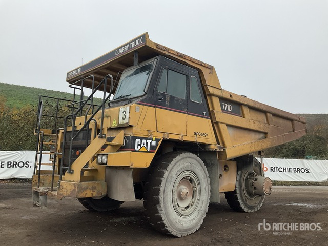 1999 Cat 771D Haul Truck - Ανατρεπόμενο όχημα μεταφοράς λατομικών υλικών: φωτογραφία 1 1999 Cat 771D Haul Truck - Ανατρεπόμενο όχημα μεταφοράς λατομικών υλικών: φωτογραφία 1