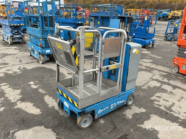 2014 Genie QS15 Vertical Mast Lift - Κάθετος ανελκυστήρας με κατάρτι: φωτογραφία 2 2014 Genie QS15 Vertical Mast Lift - Κάθετος ανελκυστήρας με κατάρτι: φωτογραφία 2