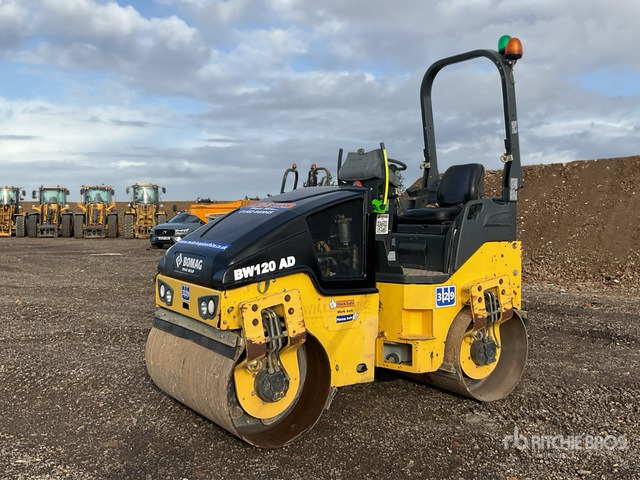 2015 Bomag 120AD-5 Double Drum Roller - Οδοστρωτήρας: φωτογραφία 1 2015 Bomag 120AD-5 Double Drum Roller - Οδοστρωτήρας: φωτογραφία 1