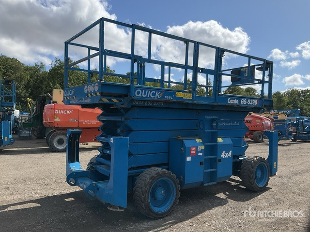 2016 Genie GS5390 4x4 Diesel Scissor Lift - Ψαλιδωτό ανυψωτικό: φωτογραφία 3 2016 Genie GS5390 4x4 Diesel Scissor Lift - Ψαλιδωτό ανυψωτικό: φωτογραφία 3
