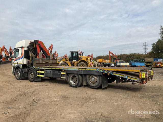 2017 DAF 8x2 Twin-Steer Sleeper Flatbed Truck with Crane - Φορτηγό με ανοιχτή καρότσα, Φορτηγό με γερανό: φωτογραφία 4 2017 DAF 8x2 Twin-Steer Sleeper Flatbed Truck with Crane - Φορτηγό με ανοιχτή καρότσα, Φορτηγό με γερανό: φωτογραφία 4