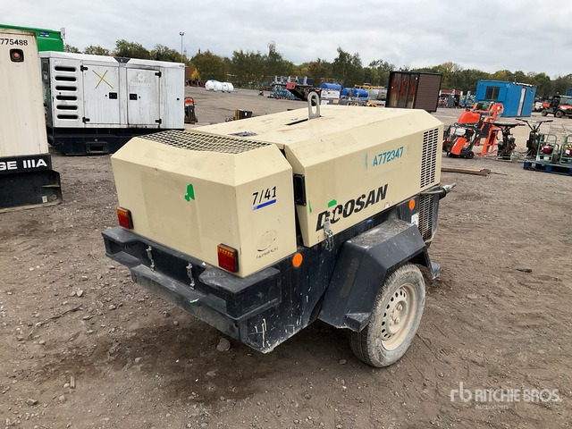2017 Doosan 7/41 Mobile Air Compressor - Αεροσυμπιεστής: φωτογραφία 4 2017 Doosan 7/41 Mobile Air Compressor - Αεροσυμπιεστής: φωτογραφία 4