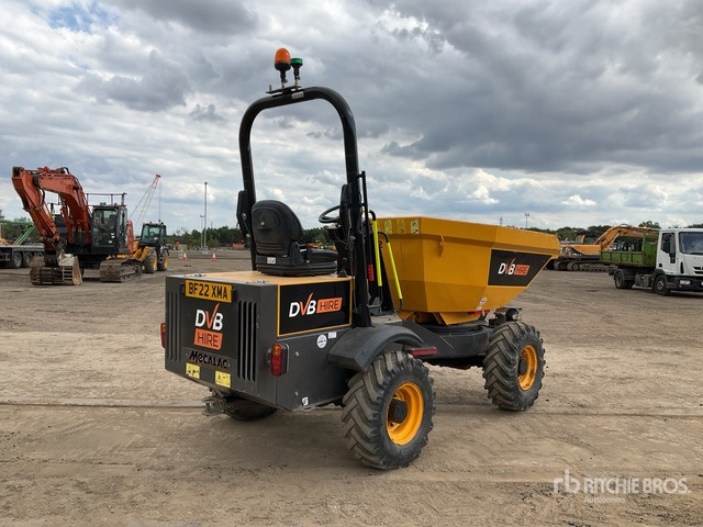 2021 Mecalac TA3SH 3 ton 4x4 Swivel Dumper - Ανατρεπόμενο όχημα: φωτογραφία 3 2021 Mecalac TA3SH 3 ton 4x4 Swivel Dumper - Ανατρεπόμενο όχημα: φωτογραφία 3