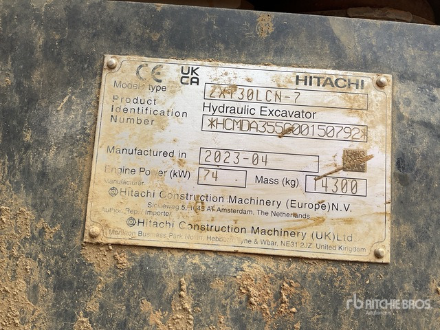 2023 Hitachi ZX130LCN-7 Tracked Excavator - Ερπυστριοφόρος εκσκαφέας: φωτογραφία 1 2023 Hitachi ZX130LCN-7 Tracked Excavator - Ερπυστριοφόρος εκσκαφέας: φωτογραφία 1