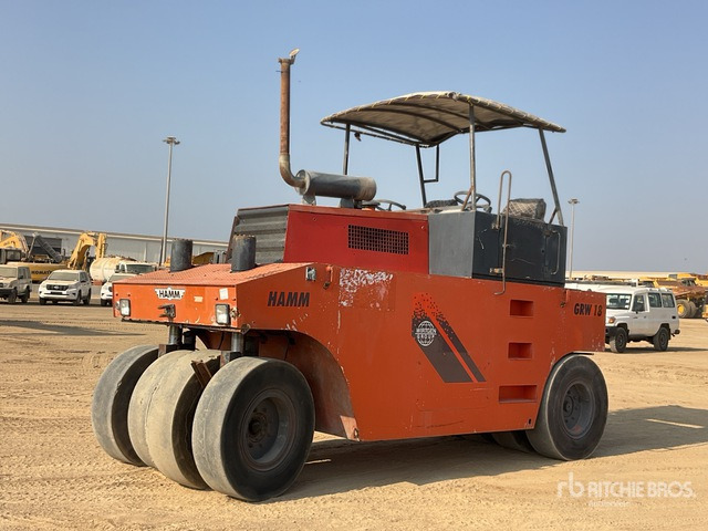 2001 Hamm GRW18 8 Wheel Pneumatic Roller - Πνευματικός οδοστρωτήρας: φωτογραφία 1 2001 Hamm GRW18 8 Wheel Pneumatic Roller - Πνευματικός οδοστρωτήρας: φωτογραφία 1