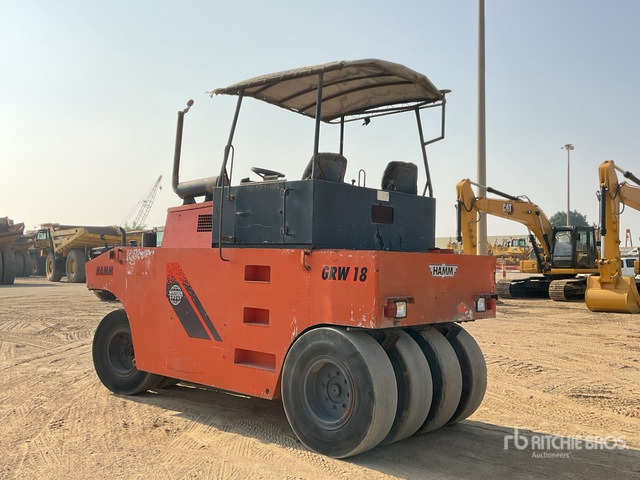 2001 Hamm GRW18 8 Wheel Pneumatic Roller - Πνευματικός οδοστρωτήρας: φωτογραφία 2 2001 Hamm GRW18 8 Wheel Pneumatic Roller - Πνευματικός οδοστρωτήρας: φωτογραφία 2