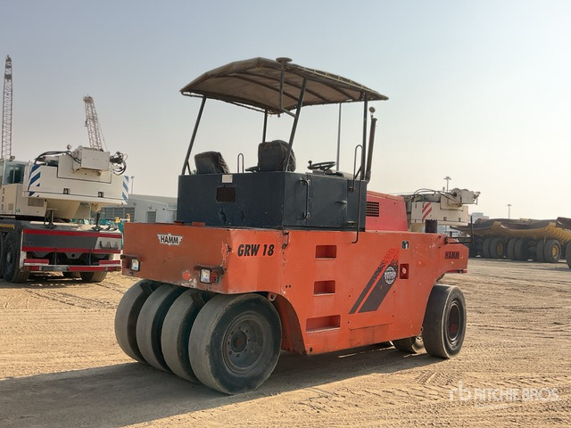 2001 Hamm GRW18 8 Wheel Pneumatic Roller - Πνευματικός οδοστρωτήρας: φωτογραφία 3 2001 Hamm GRW18 8 Wheel Pneumatic Roller - Πνευματικός οδοστρωτήρας: φωτογραφία 3
