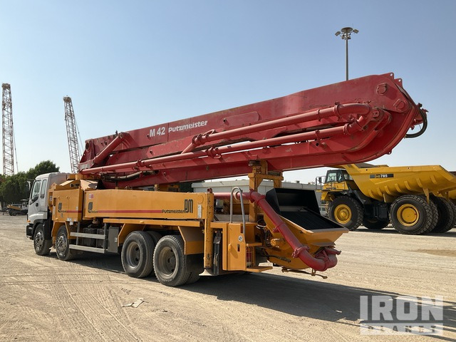 2002 Isuzu CXH50T 2003 Putzmeister M42 on 8x4 Twi ... Concrete Pump Truck - Καταστροφέας: φωτογραφία 4 2002 Isuzu CXH50T 2003 Putzmeister M42 on 8x4 Twi ... Concrete Pump Truck - Καταστροφέας: φωτογραφία 4