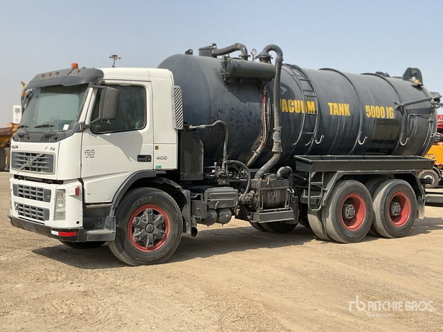 2008 Volvo FM400 6x4 20000 L Vacuum Tanker Truck - Όχημα εκκένωσης βόθρων: φωτογραφία 1 2008 Volvo FM400 6x4 20000 L Vacuum Tanker Truck - Όχημα εκκένωσης βόθρων: φωτογραφία 1