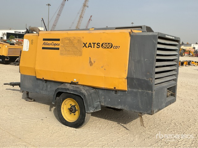 2012 Atlas Copco XATS 800 Mobile Air Compressor - Αεροσυμπιεστής: φωτογραφία 3 2012 Atlas Copco XATS 800 Mobile Air Compressor - Αεροσυμπιεστής: φωτογραφία 3