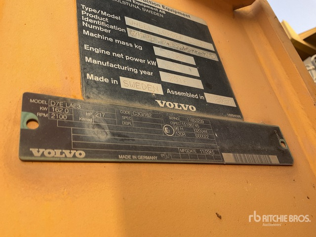 2016 Volvo L120F Wheel Loader - Ελαστιχοφόρος φορτωτής: φωτογραφία 3 2016 Volvo L120F Wheel Loader - Ελαστιχοφόρος φορτωτής: φωτογραφία 3