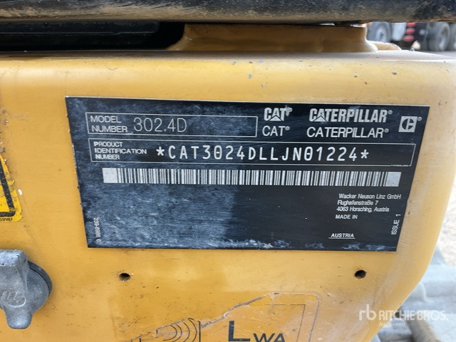 2019 Cat 302.4D - Μίνι εκσκαφέας: φωτογραφία 1 2019 Cat 302.4D - Μίνι εκσκαφέας: φωτογραφία 1