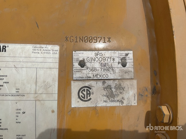 2020 Cat C32 1137 kVA Skid-Mounted (Inoperable) Generator Set - Βιομηχανική γεννήτρια: φωτογραφία 5 2020 Cat C32 1137 kVA Skid-Mounted (Inoperable) Generator Set - Βιομηχανική γεννήτρια: φωτογραφία 5