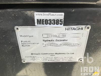 TATA HITACHI ZX220LC-5G (Unused) - Ερπυστριοφόρος εκσκαφέας: φωτογραφία 5 TATA HITACHI ZX220LC-5G (Unused) - Ερπυστριοφόρος εκσκαφέας: φωτογραφία 5