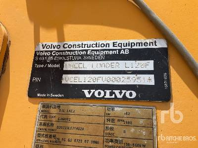 VOLVO L120F - Ελαστιχοφόρος φορτωτής: φωτογραφία 5 VOLVO L120F - Ελαστιχοφόρος φορτωτής: φωτογραφία 5