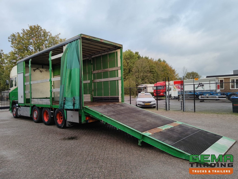 DAF FAK XF95.430 8x2 Super SuperSpaceCab Euro3 - CurtainSider 7.31m + Ramp 16T - MachineTransporter - 6 Persons (V558) - Φορτηγό αυτοκινητάμαξα: φωτογραφία 2 DAF FAK XF95.430 8x2 Super SuperSpaceCab Euro3 - CurtainSider 7.31m + Ramp 16T - MachineTransporter - 6 Persons (V558) - Φορτηγό αυτοκινητάμαξα: φωτογραφία 2