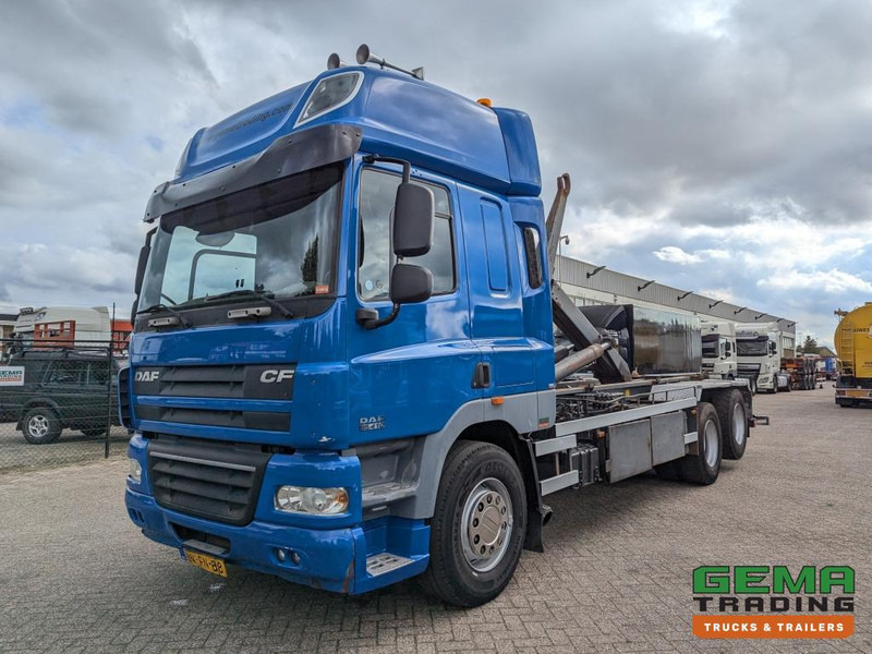 DAF FAS CF85.410 6x2 Euro5 FAS CF85.410 6x2 Spacecab Euro5 - HaakarmSysteem AJK 20T - KlapBumper - Vangmuilkoppeling - Lift-As - Φορτηγό φόρτωσης γάντζου: φωτογραφία 1 DAF FAS CF85.410 6x2 Euro5 FAS CF85.410 6x2 Spacecab Euro5 - HaakarmSysteem AJK 20T - KlapBumper - Vangmuilkoppeling - Lift-As - Φορτηγό φόρτωσης γάντζου: φωτογραφία 1